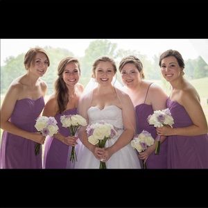 Strapless Chiffon Dress Size 6